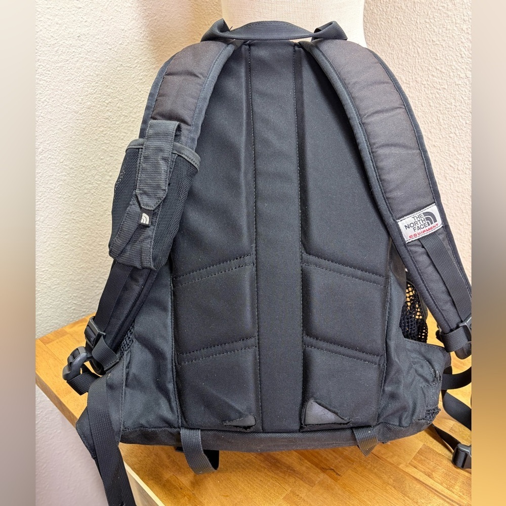 Vintage The North Face Recon Backpack Orange Grey Y2K Equipment Era - Picture 7 of 15